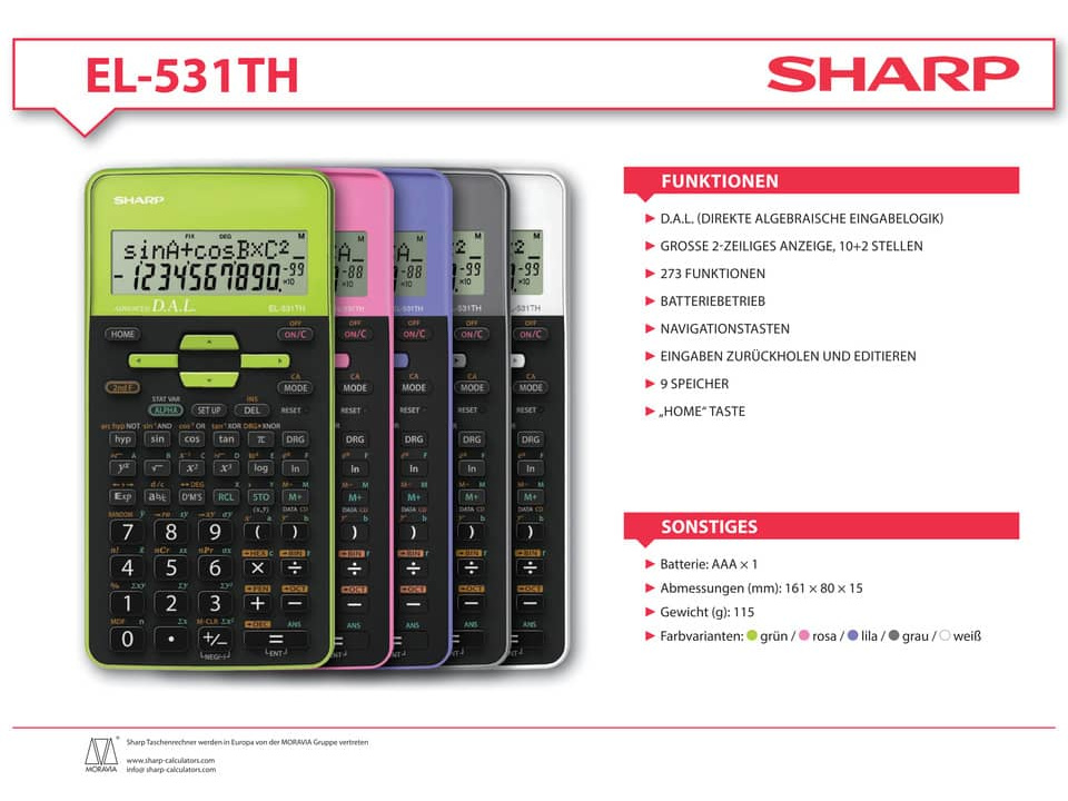 Bild 4 Wissenschaftlicher Schulrechner EL-531THGR